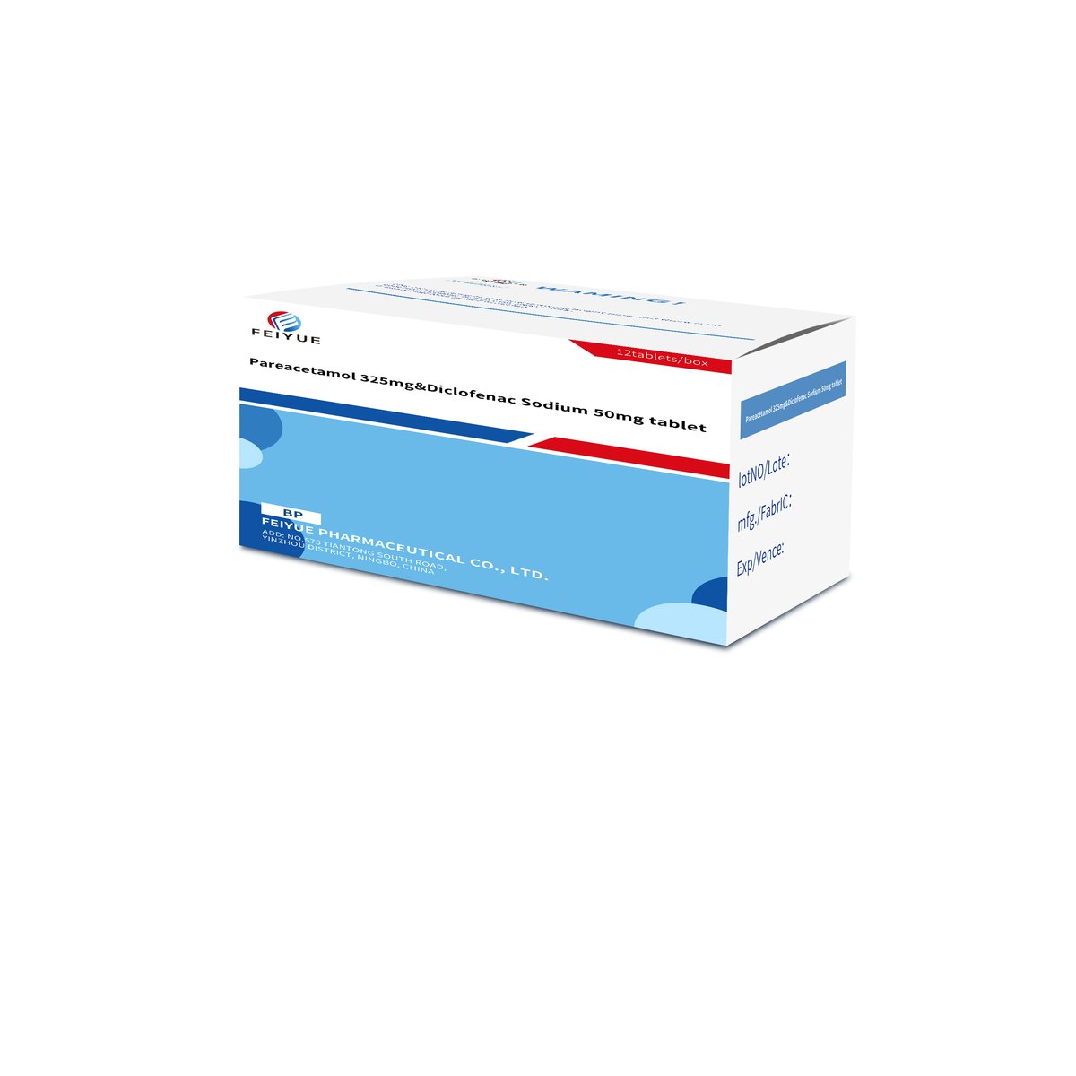 Diclofenac Potassium + Paracetamol Tablets 50mg+500mg - view 2