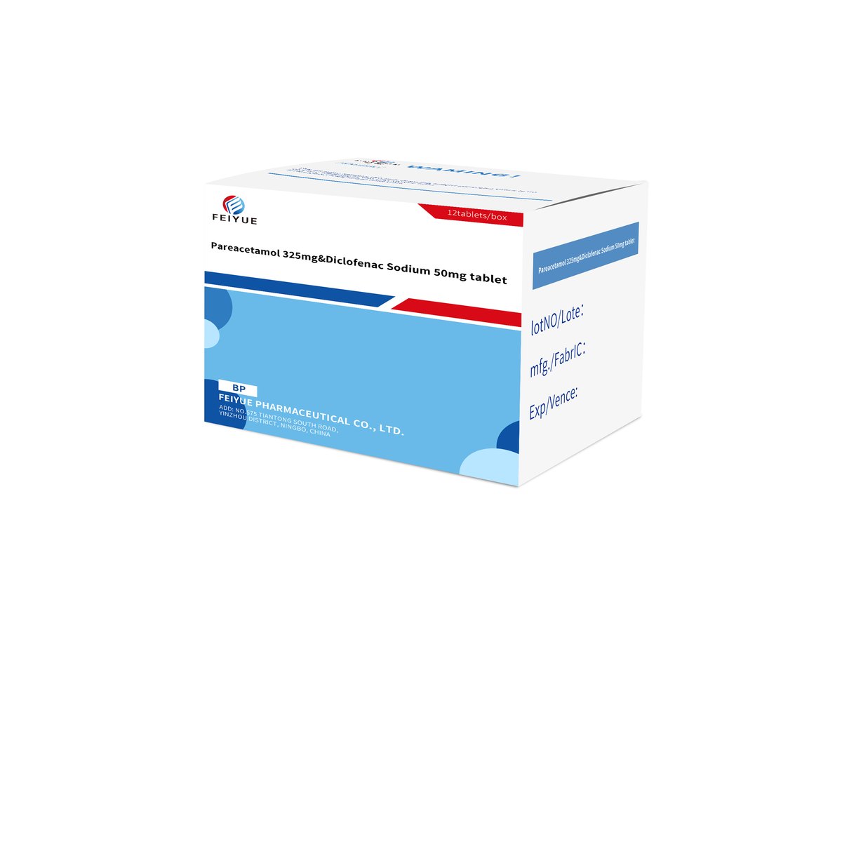 Diclofenac Potassium + Paracetamol Tablets 50mg+500mg - view 4