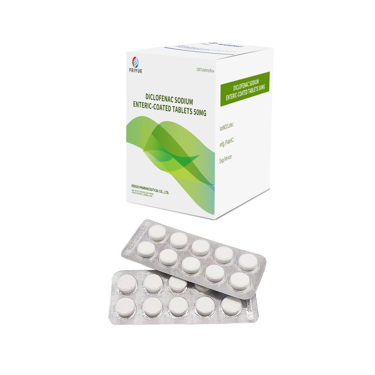 Diclofenac Sodium Enteric-coated Tablets 25mg / 50mg / 100mg