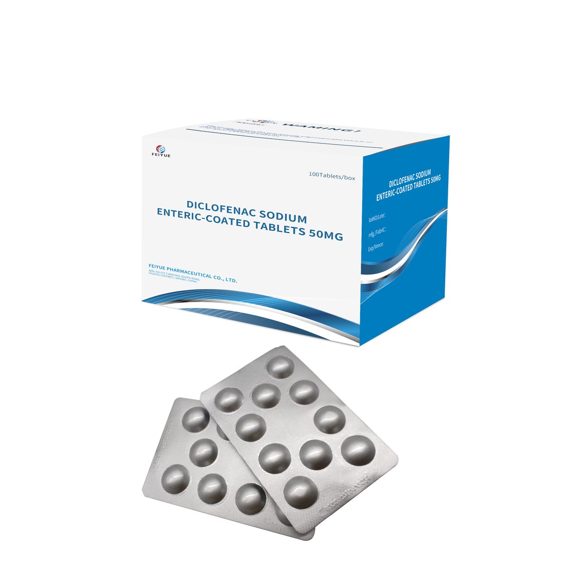 Diclofenac Sodium Enteric-coated Tablets 25mg / 50mg / 100mg - view 5