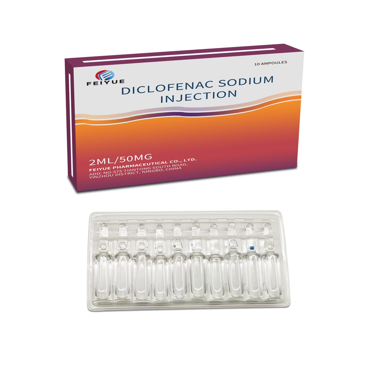 Diclofenac Sodium Injection 2ml:50mg / 3ml:75mg - view 1