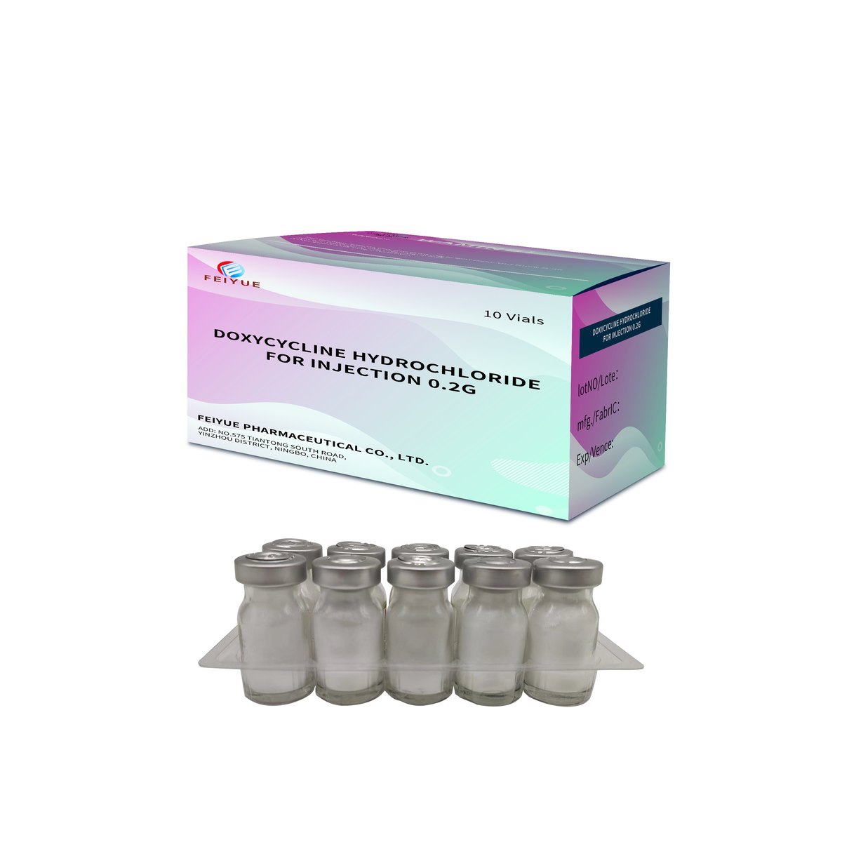 Doxycycline Hydrochloride for Injection 0.1g / 0.2g - view 1