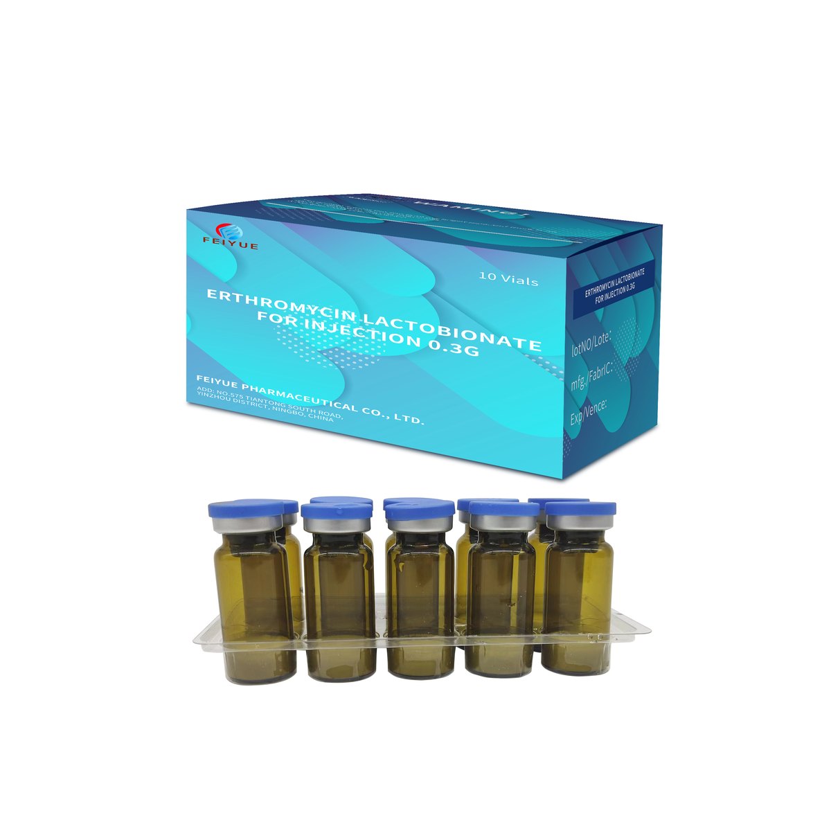 Erythromycin Lactobionate for Injection 0.25g / 0.3g / 1g - view 1