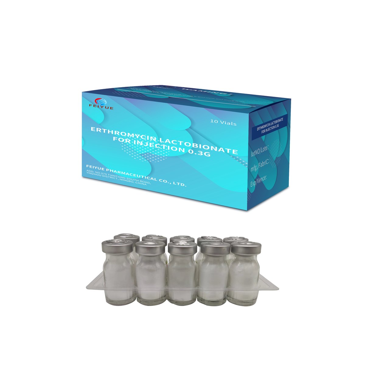 Erythromycin Lactobionate for Injection 0.25g / 0.3g / 1g - view 4