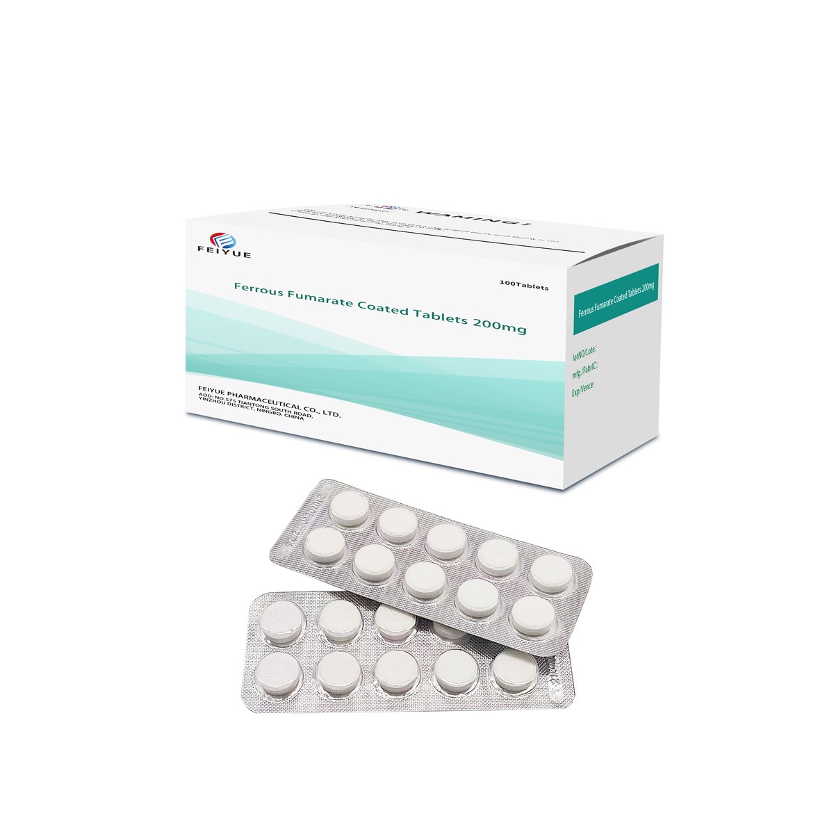 Ferrous Fumarate Coated Tablets 200mg - view 4