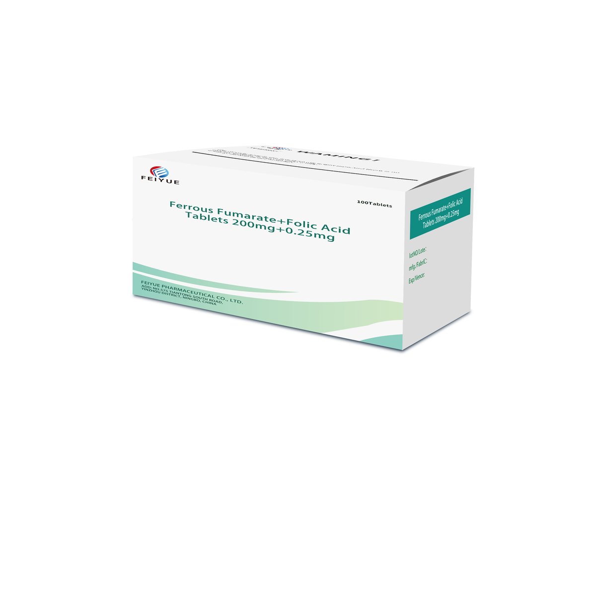 Ferrous Fumarate + Folic Acid Tablets 200mg+0.25mg - view 4