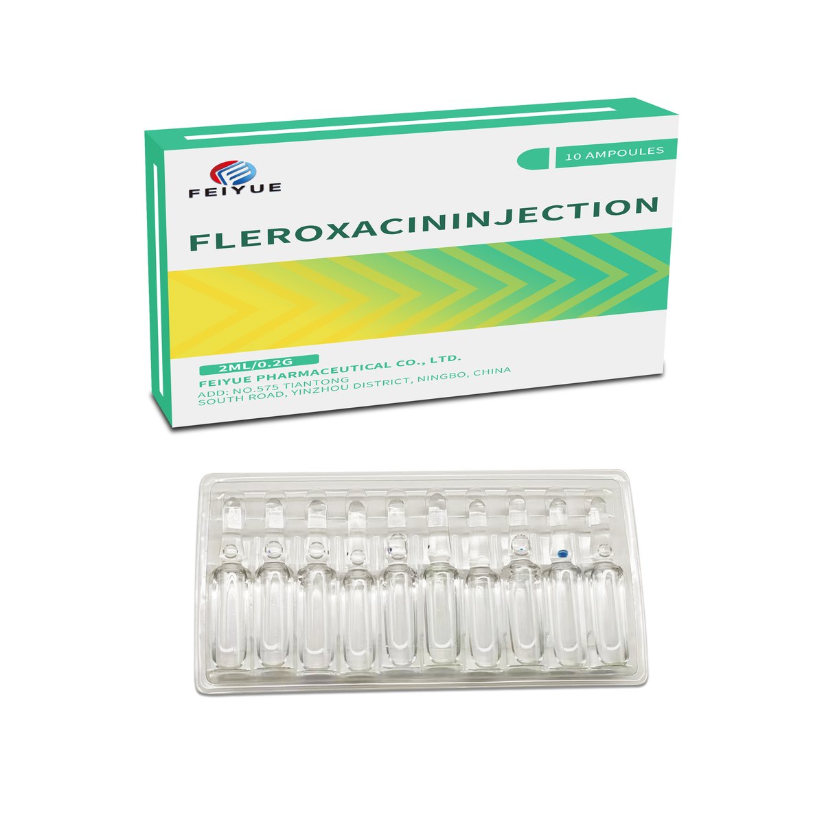 Fleroxacin Injection 2ml:0.2g / 5ml:0.4g - view 2