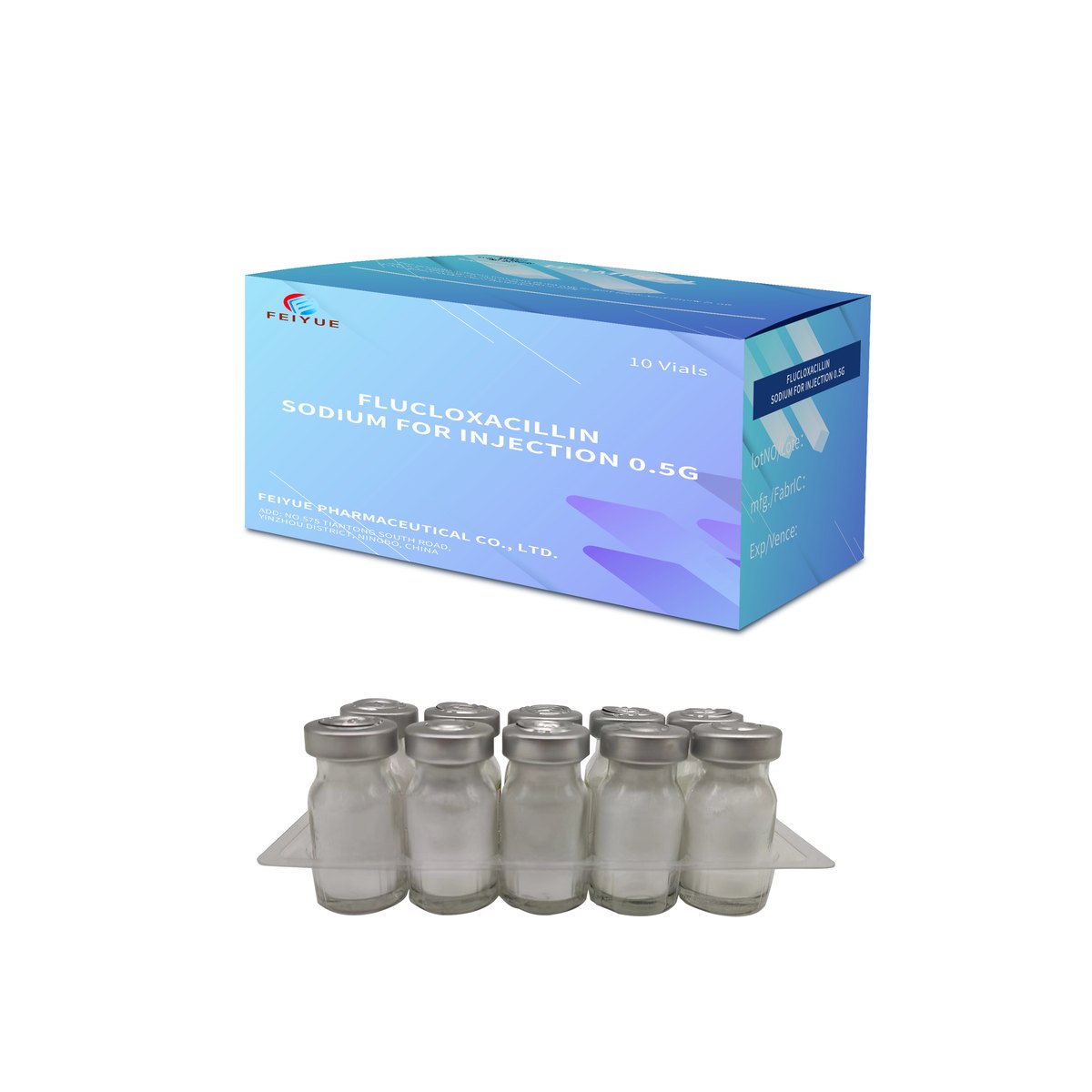 Flucloxacillin Sodium for Injection 0.25g / 0.5g / 1g - view 3