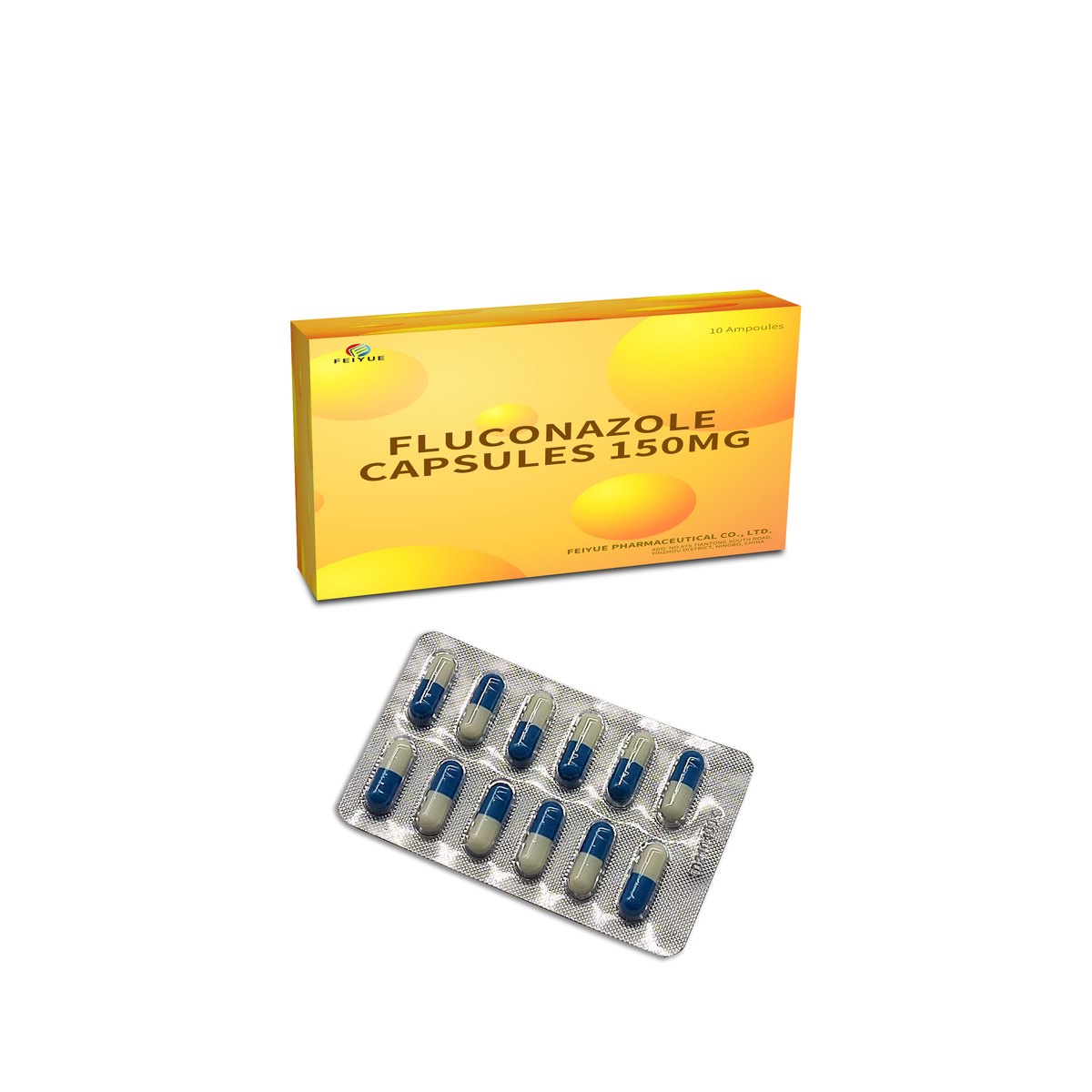 Fluconazole Capsules 50mg / 100mg / 150mg - view 1