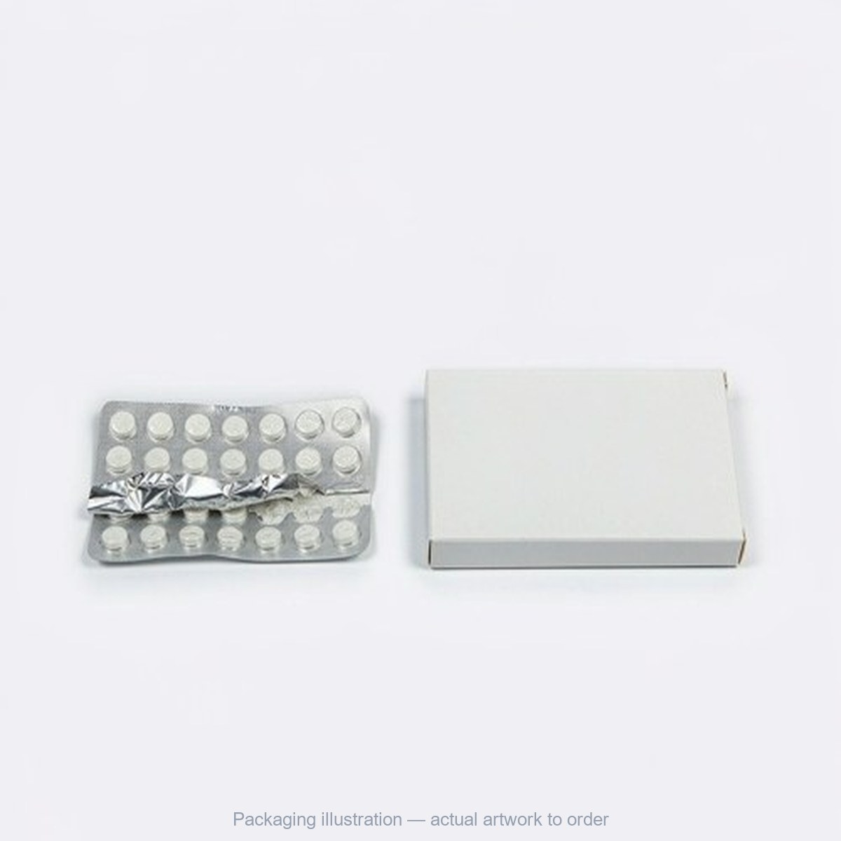 Tablets packaging illustration