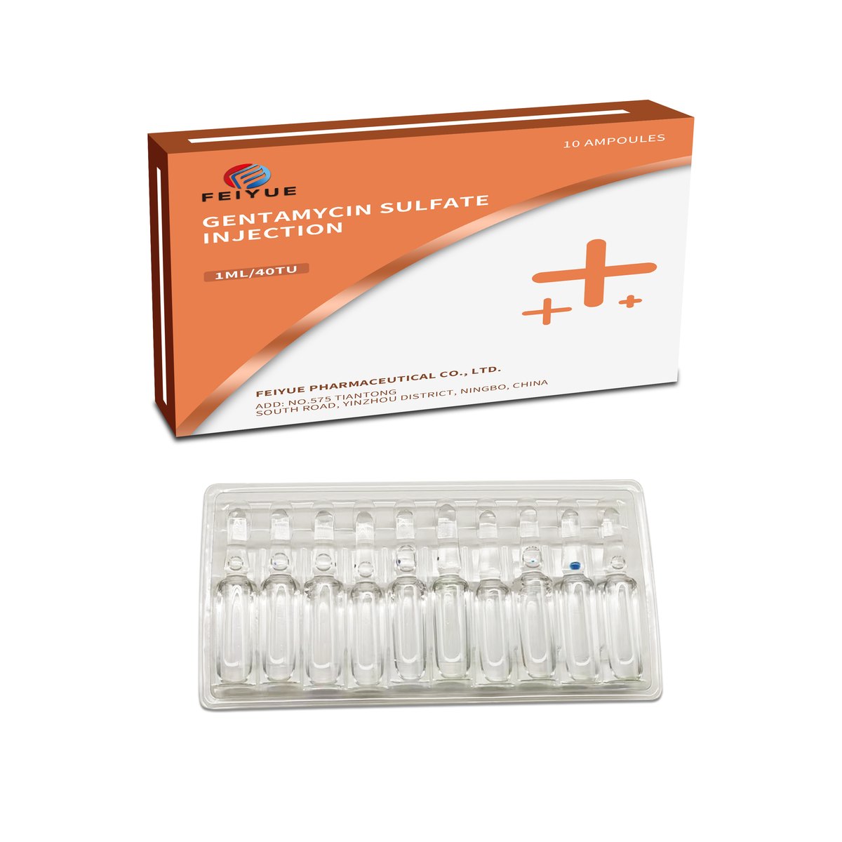 Gentamicin Sulfate Injection 1ml:40mg /2ml:20mg / 2ml:40mg / 2ml:80mg/2ml:280mg - view 2