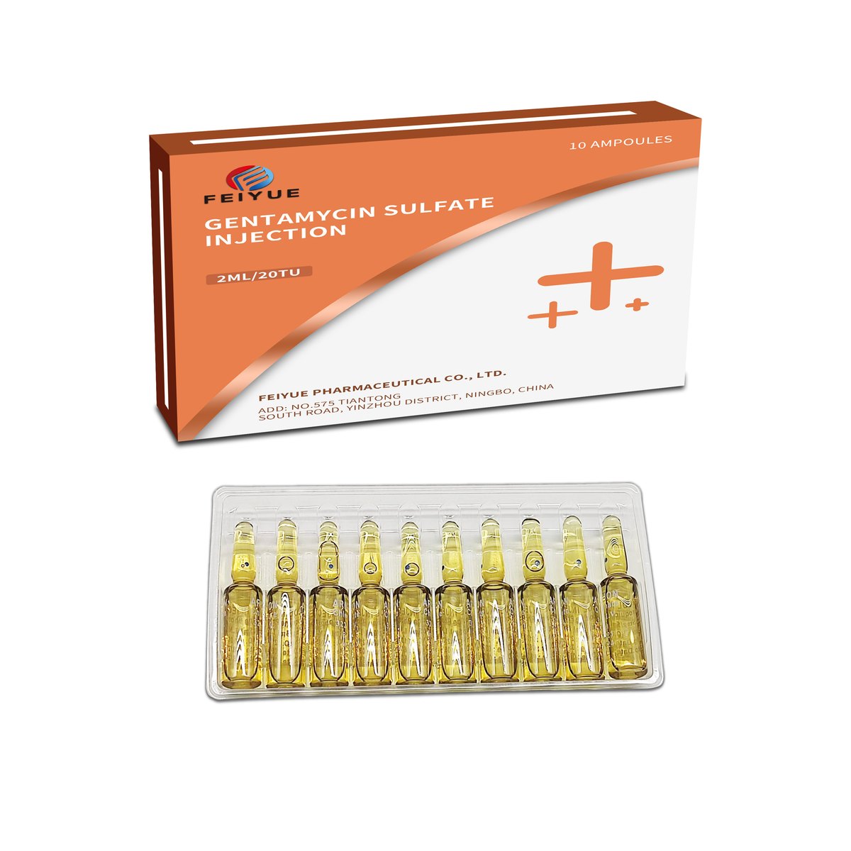 Gentamicin Sulfate Injection 1ml:40mg /2ml:20mg / 2ml:40mg / 2ml:80mg/2ml:280mg - view 5