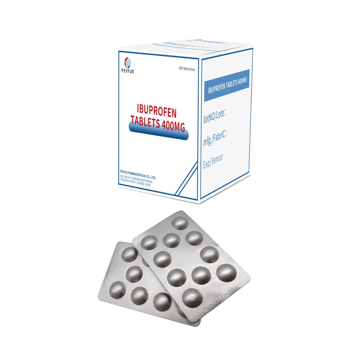 Ibuprofen Tablets 200mg / 400mg / 600mg / 800mg