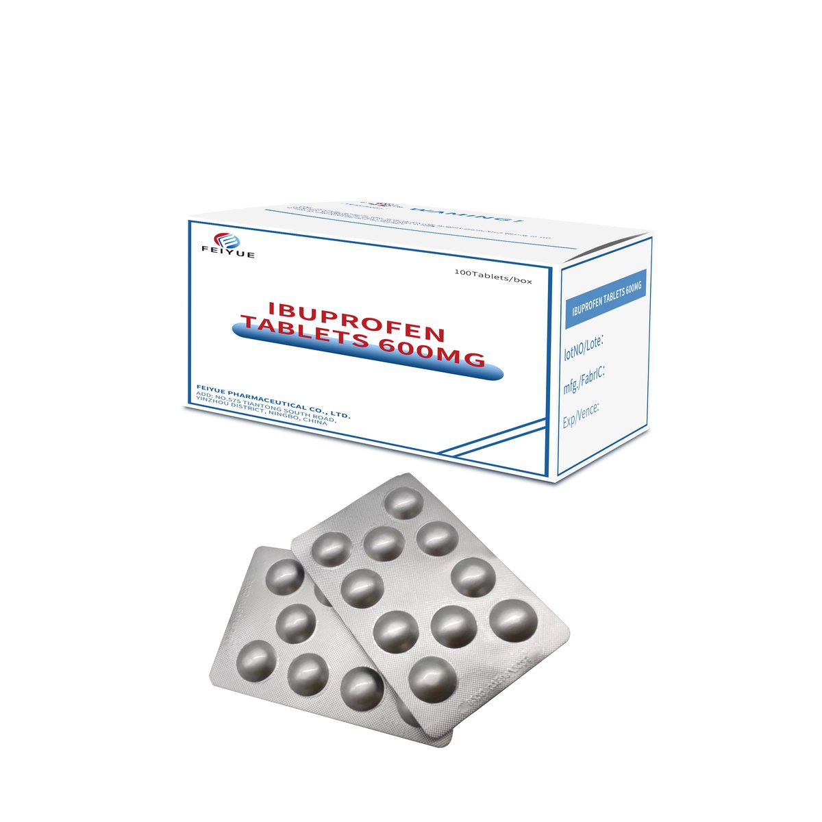 Ibuprofen Tablets 200mg / 400mg / 600mg / 800mg - view 2
