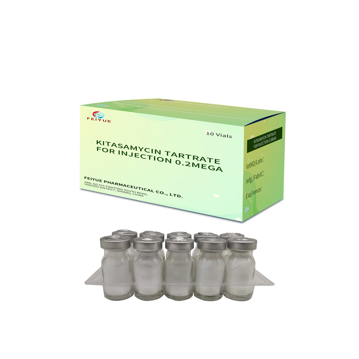 Kitasamycin Tartrate for Injection 0.2mega