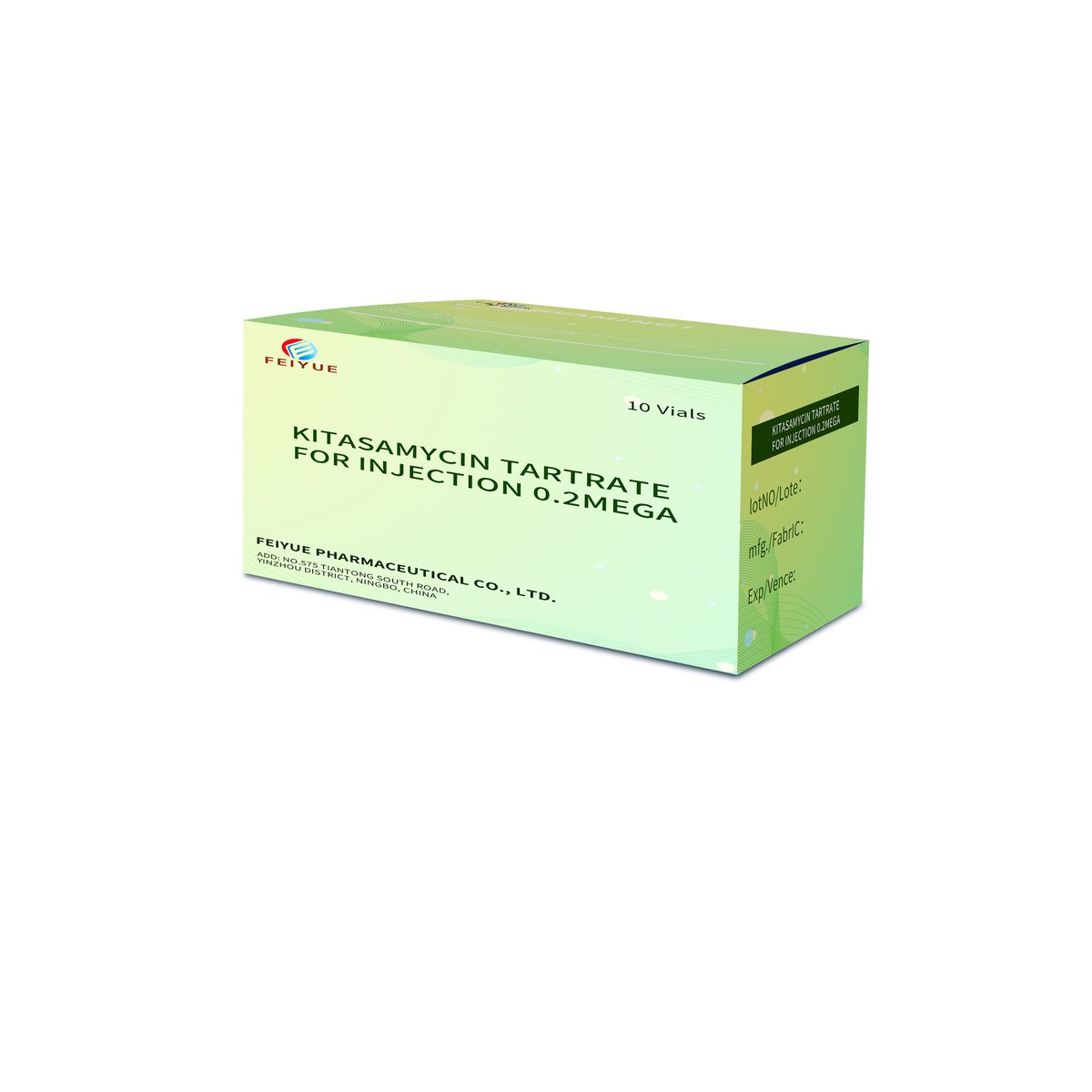 Kitasamycin Tartrate for Injection 0.2mega - view 1