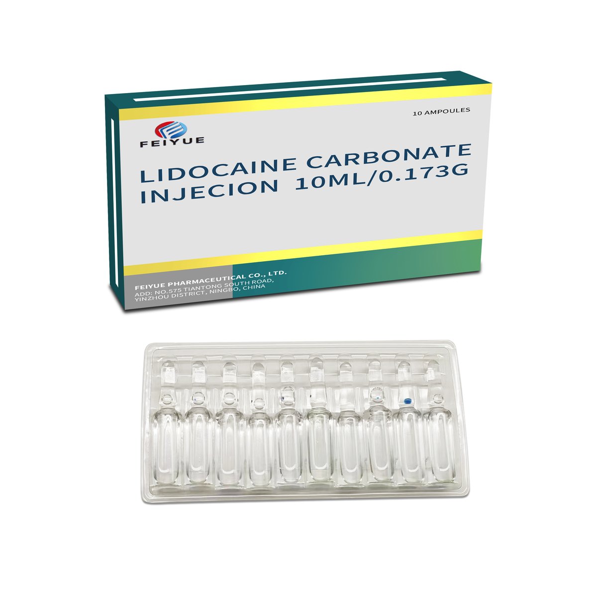 Lidocaine Carbonate Injection 5ml:86.5mg / 10ml:0.173g