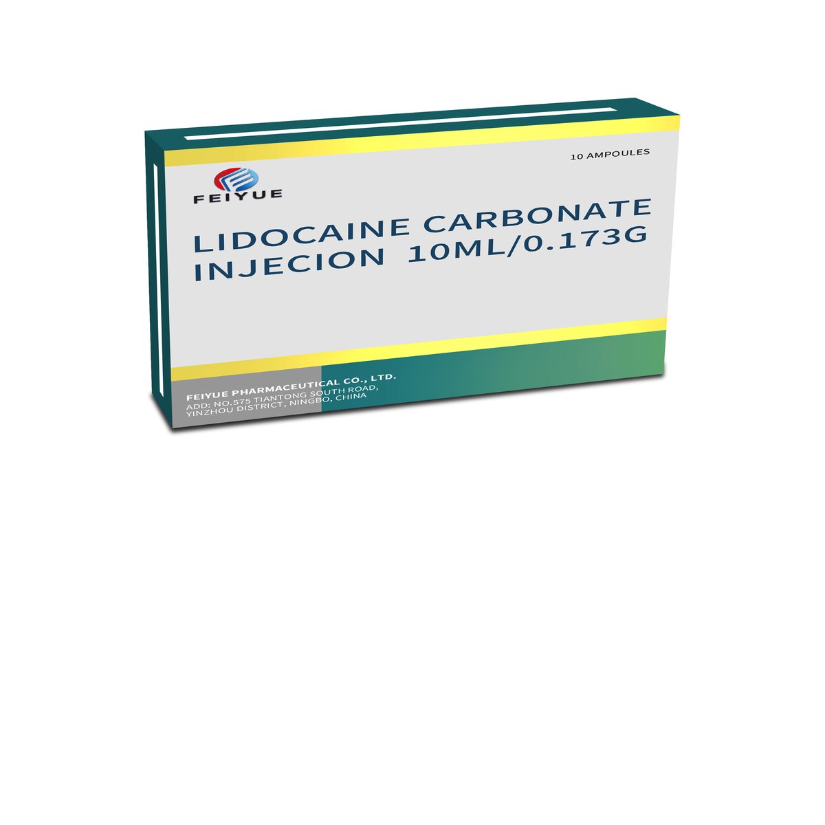 Lidocaine Carbonate Injection 5ml:86.5mg / 10ml:0.173g - view 1