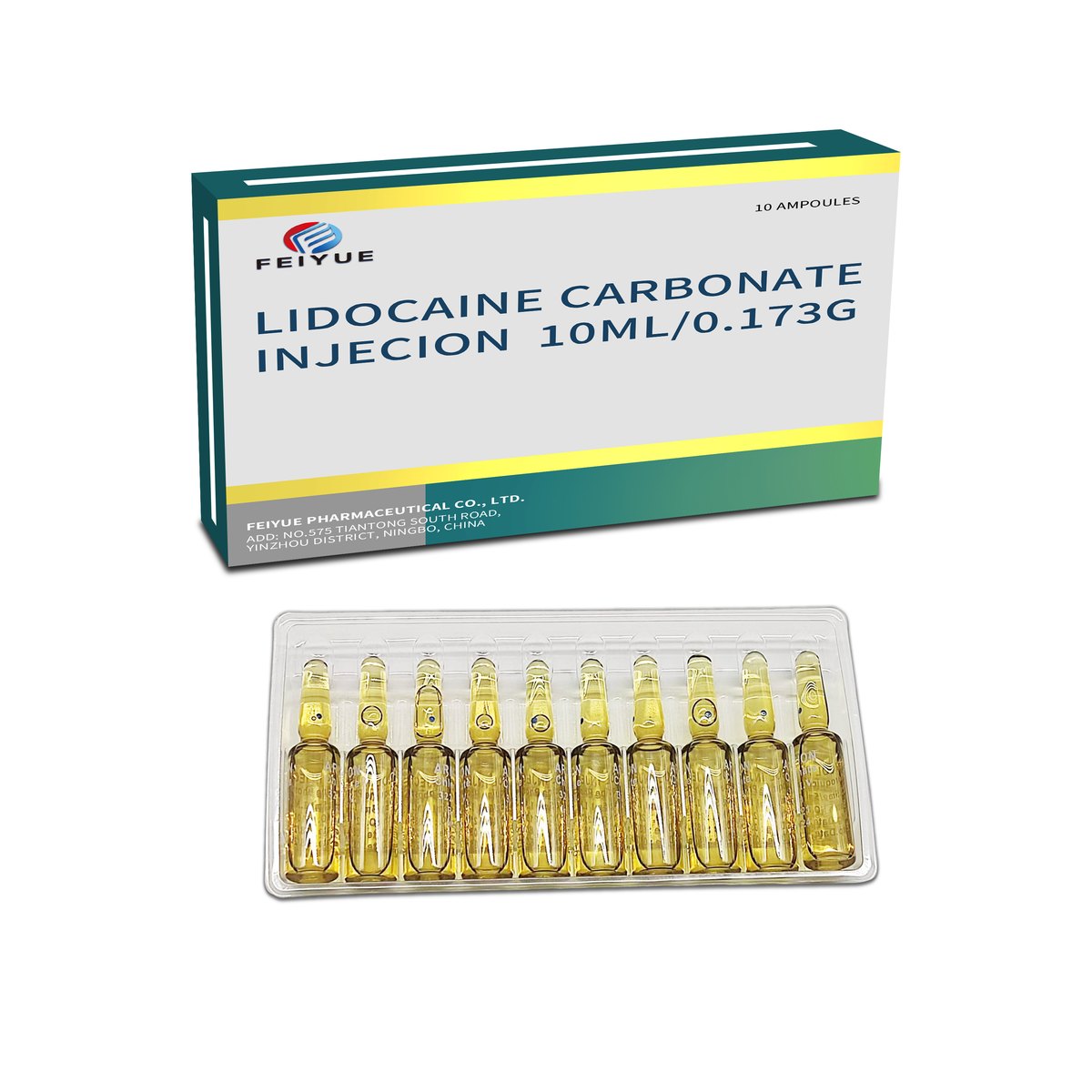 Lidocaine Carbonate Injection 5ml:86.5mg / 10ml:0.173g - view 2