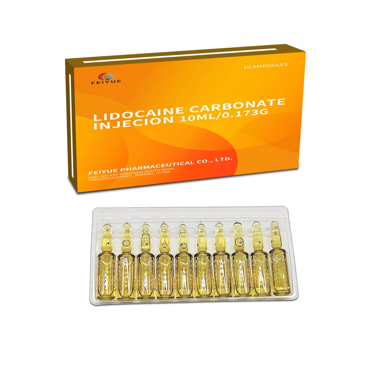 Lidocaine Carbonate Injection 5ml:86.5mg / 10ml:0.173g - view 3
