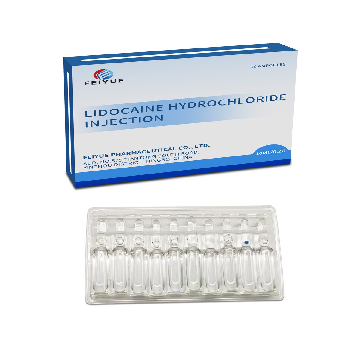 Lidocaine Hydrochloride Injection 2ml:40mg / 5ml:0.05g / 5ml:0.1g / 10ml:0.2g - view 2