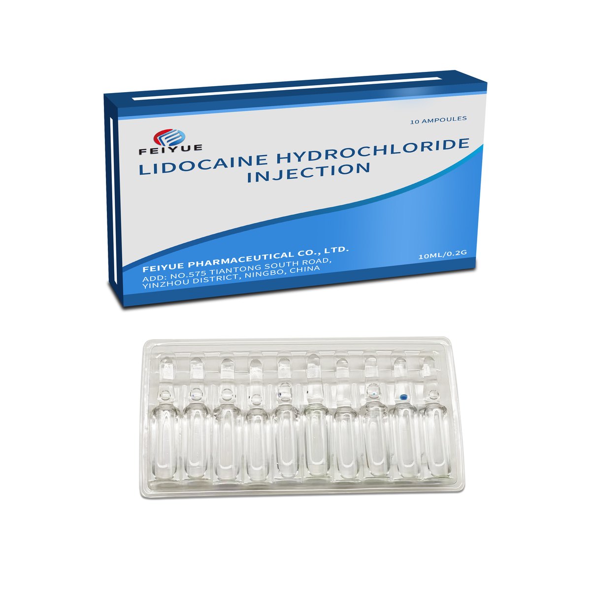 Lidocaine Hydrochloride Injection 2ml:40mg / 5ml:0.05g / 5ml:0.1g / 10ml:0.2g - view 5