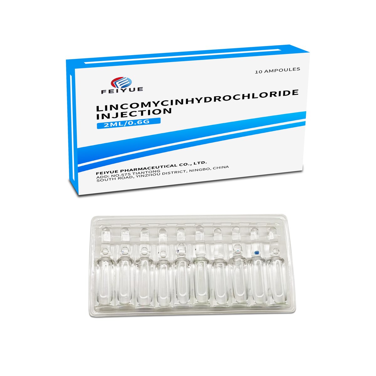 Lincomycin Hydrochloride Injection 1ml:0.3g / 2ml:0.6g / 2ml:600mg - view 3