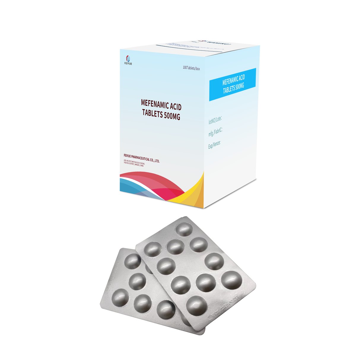 Mefenamic Acid Tablets 500mg - view 1