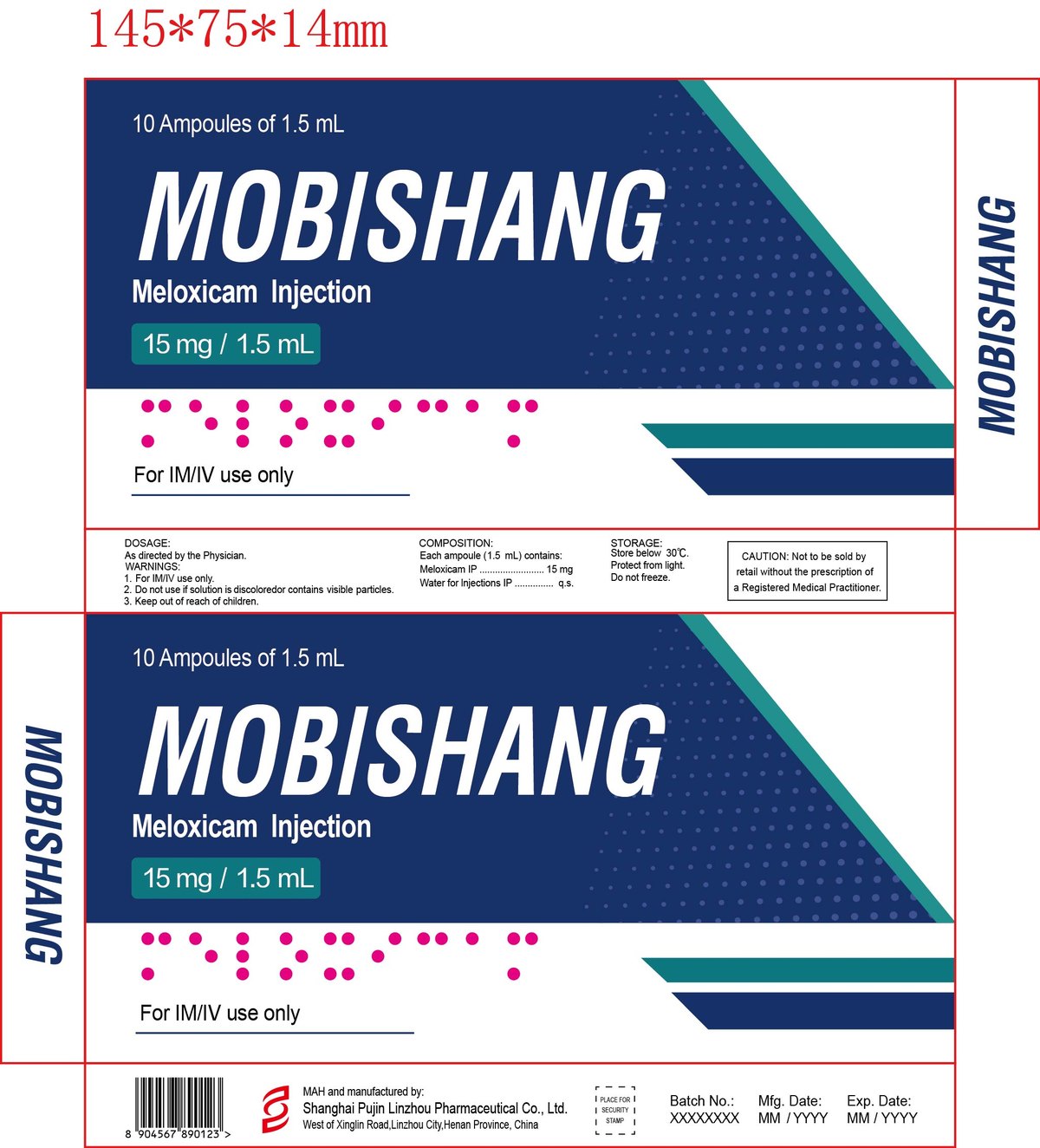 Meloxicam Injection 2ml:15mg - view 1