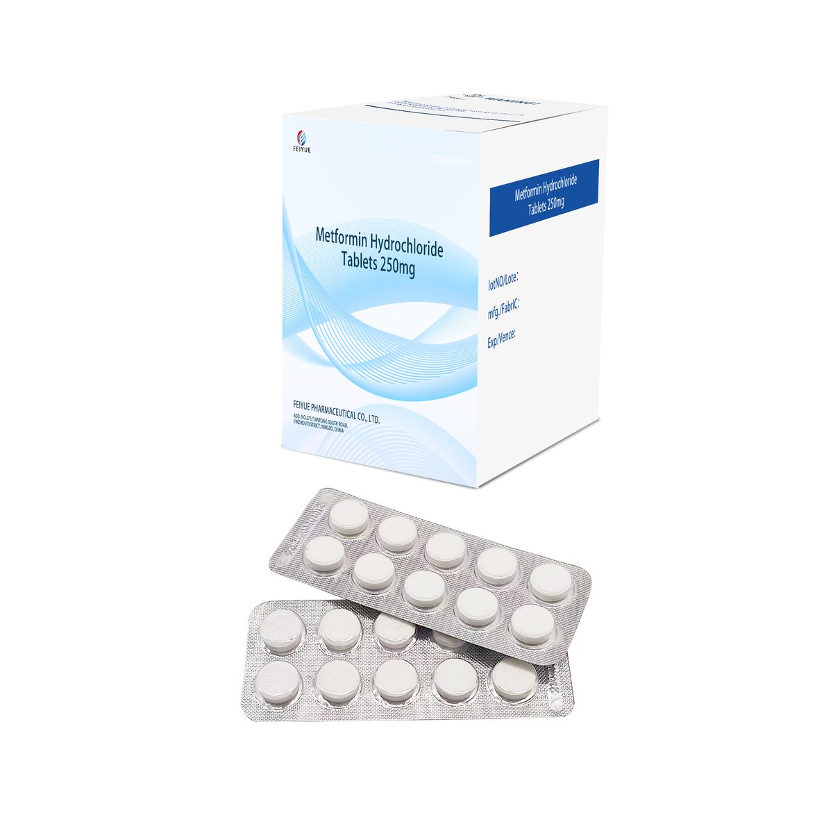 Metformin Hydrochloride Tablets 250mg / 500mg - view 2