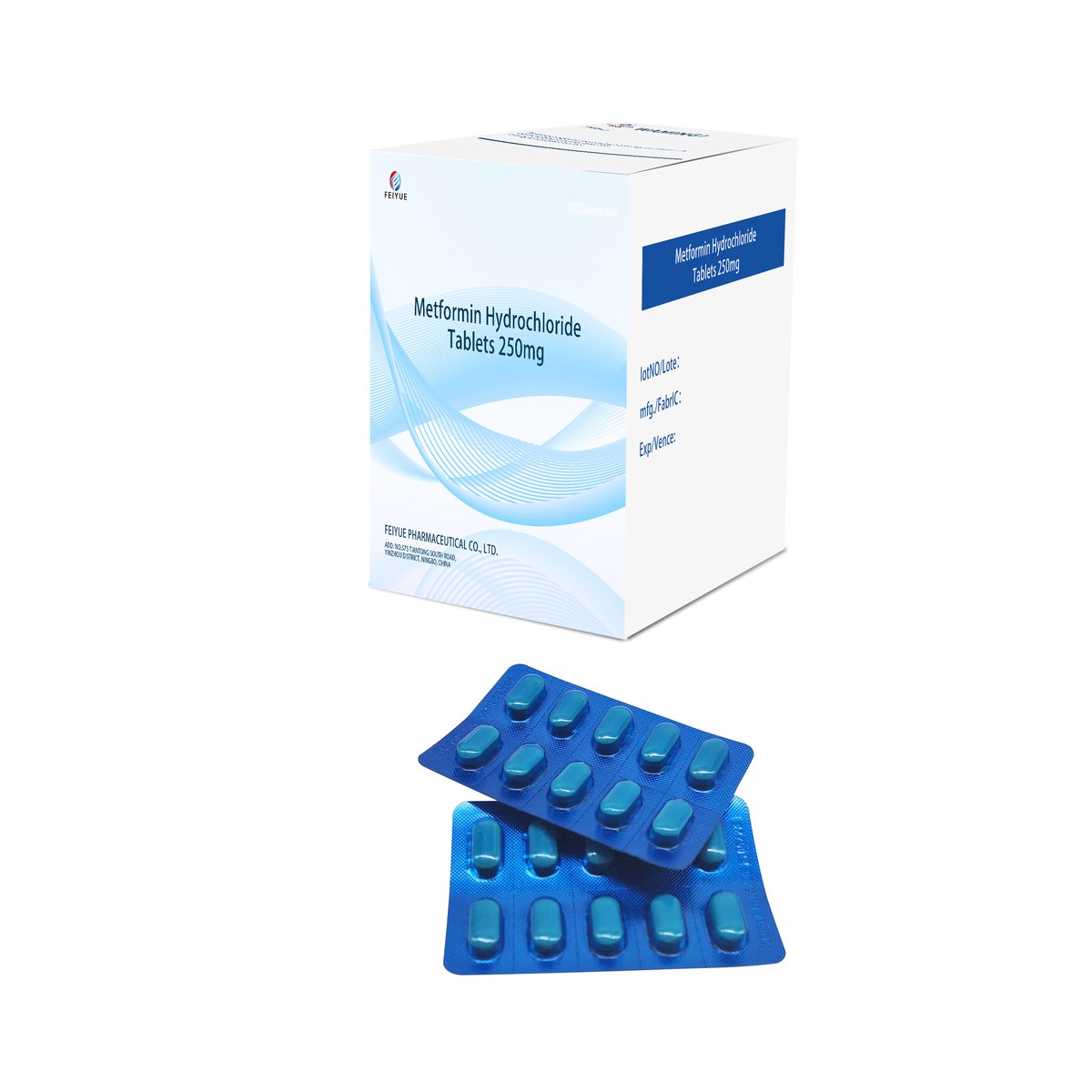 Metformin Hydrochloride Tablets 250mg / 500mg - view 3