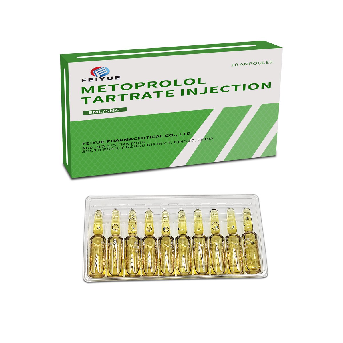 Metoprolol Tartrate Injection 5ml:5mg