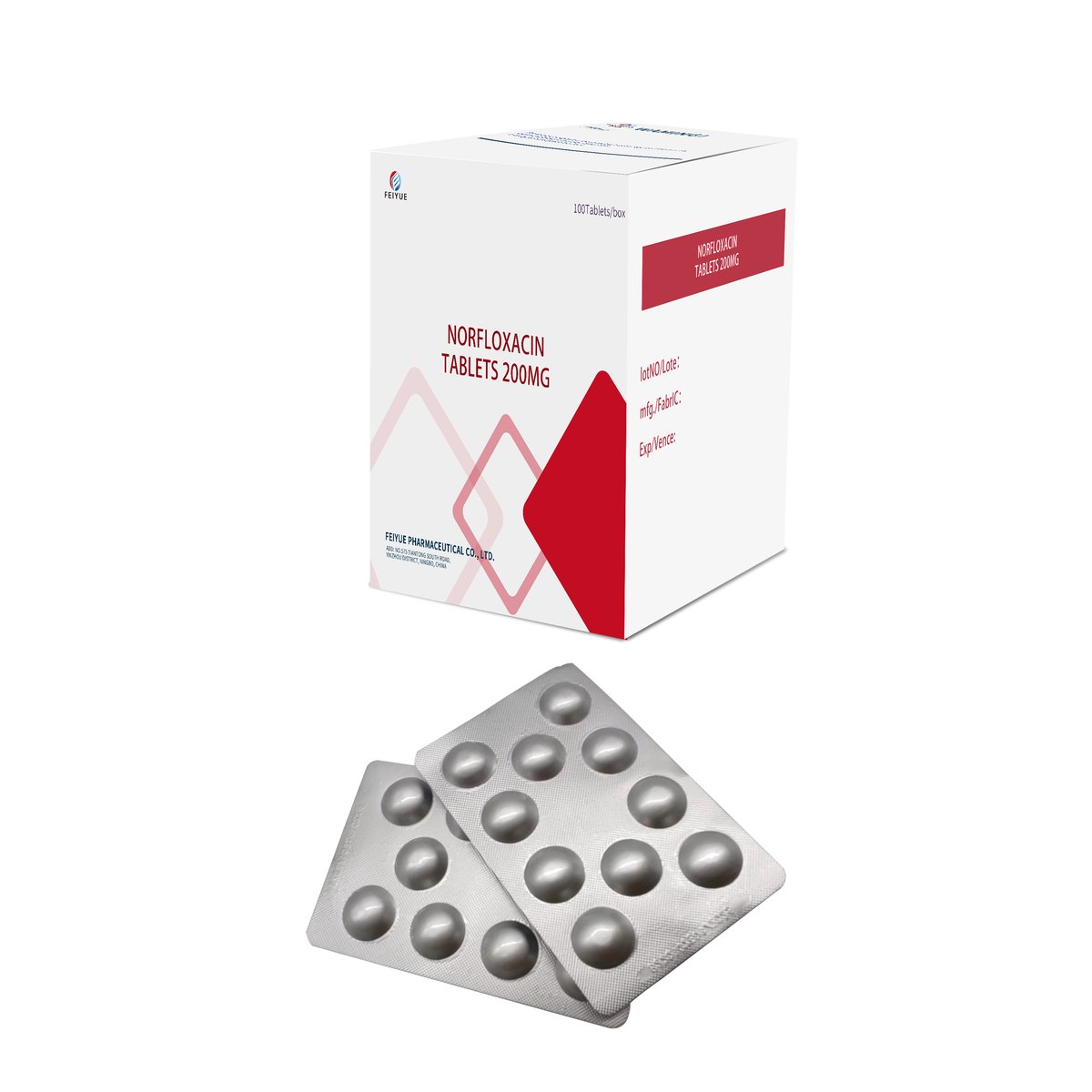 Norfloxacin Tablets 200mg / 400mg - view 1