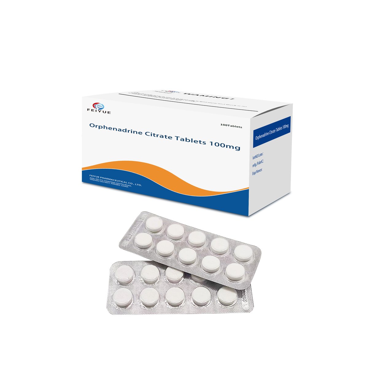 Orphenadrine Citrate Tablets 100mg