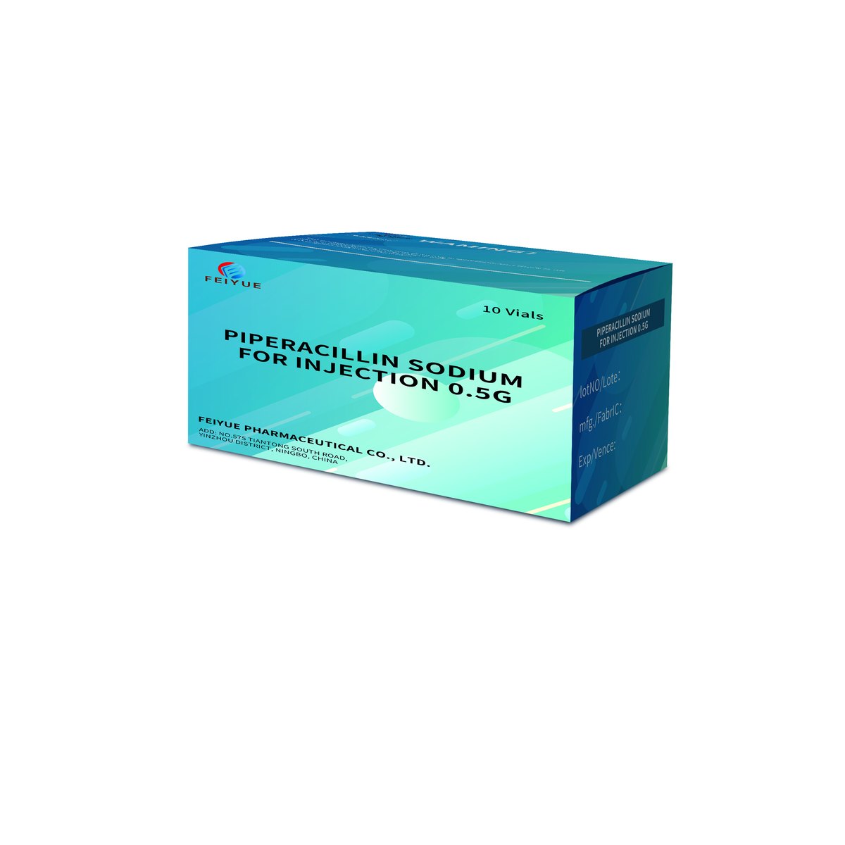 Piperacillin Sodium for Injection 0.5g / 2g - view 1