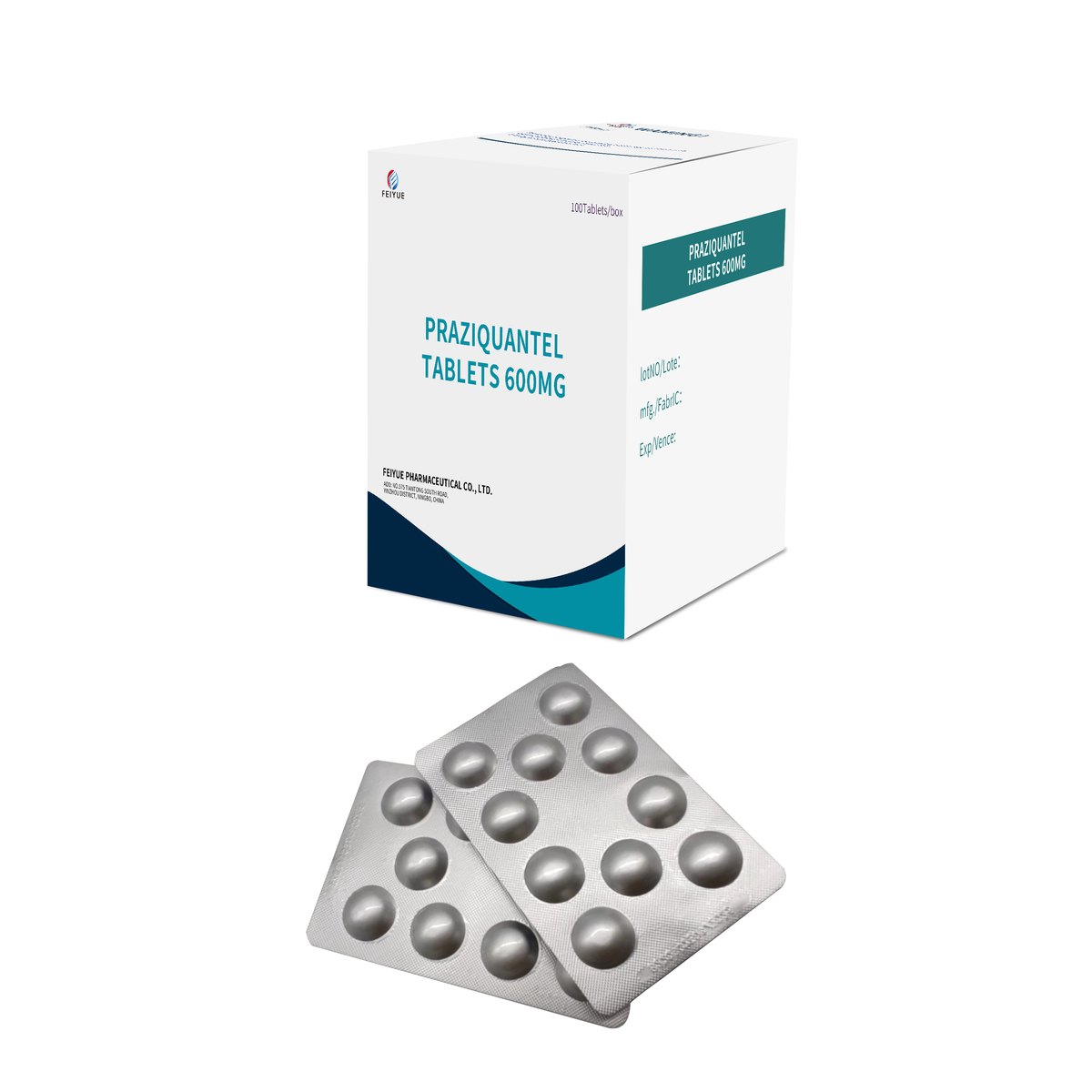 Praziquantel Tablets 600mg - view 1