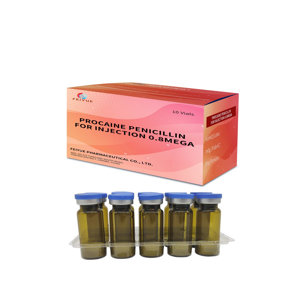 Procaine Penicillin for Injection 0.4mega / 0.6mega / 0.8mega / 1.0mega / 3.0mega - view 2