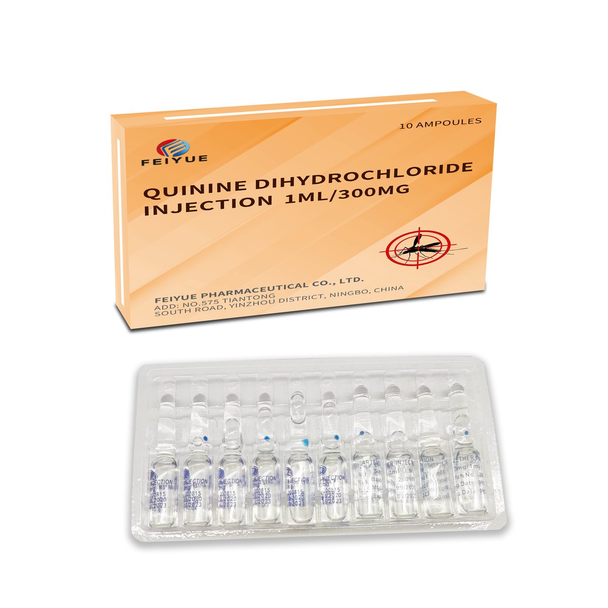 Quinine Dihydrochloride Injection 2ml:500mg / 2ml:600mg / 600mg - view 1