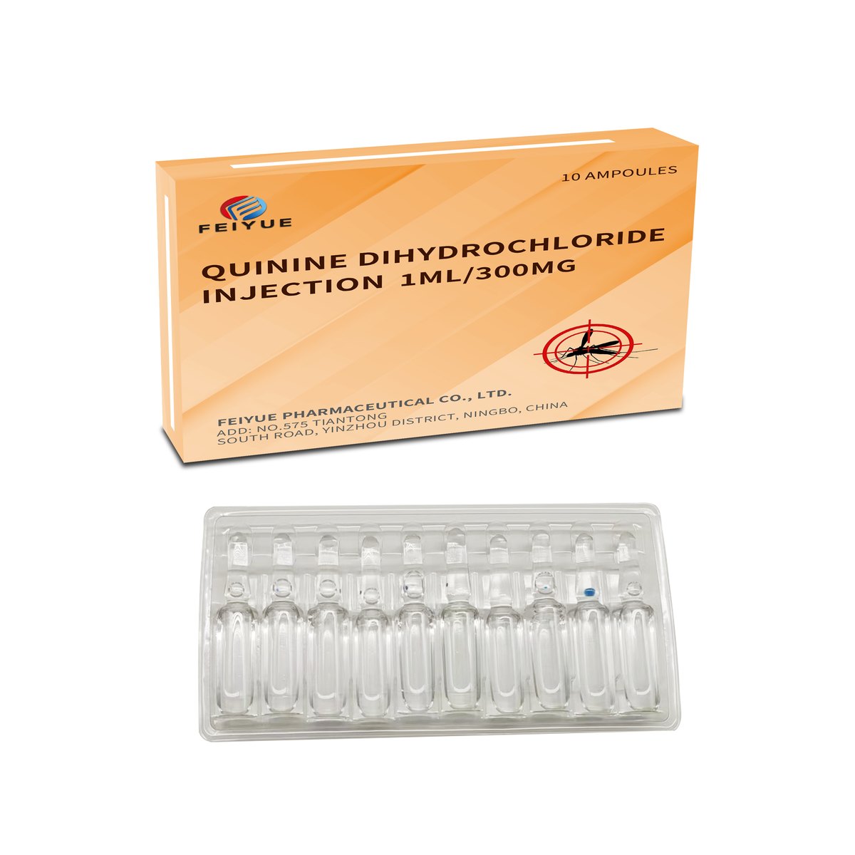 Quinine Dihydrochloride Injection 2ml:500mg / 2ml:600mg / 600mg - view 2