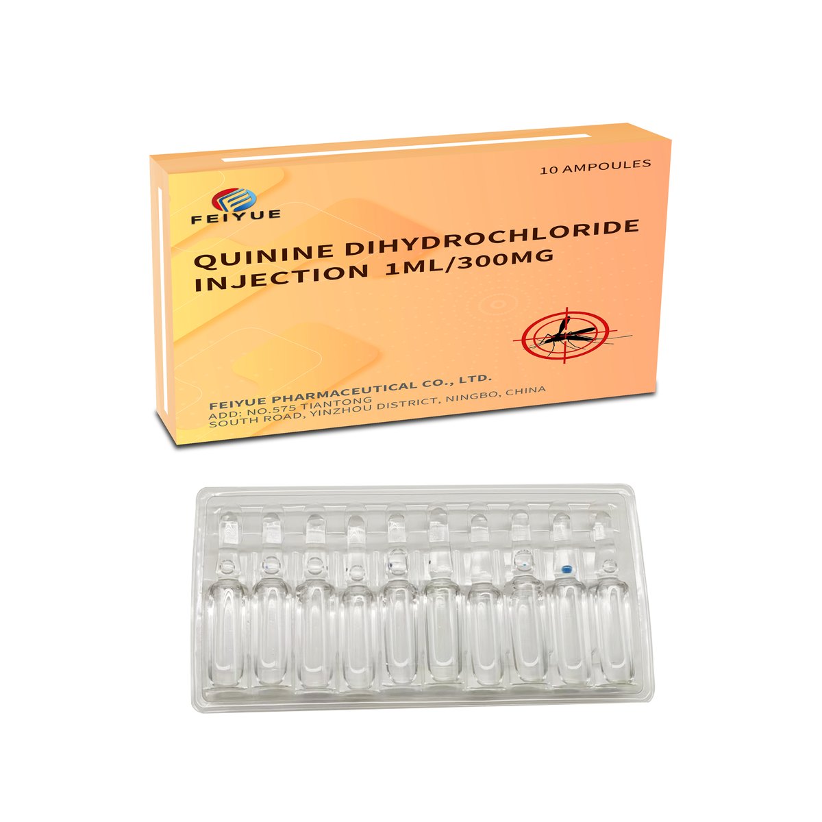 Quinine Dihydrochloride Injection 2ml:500mg / 2ml:600mg / 600mg - view 3