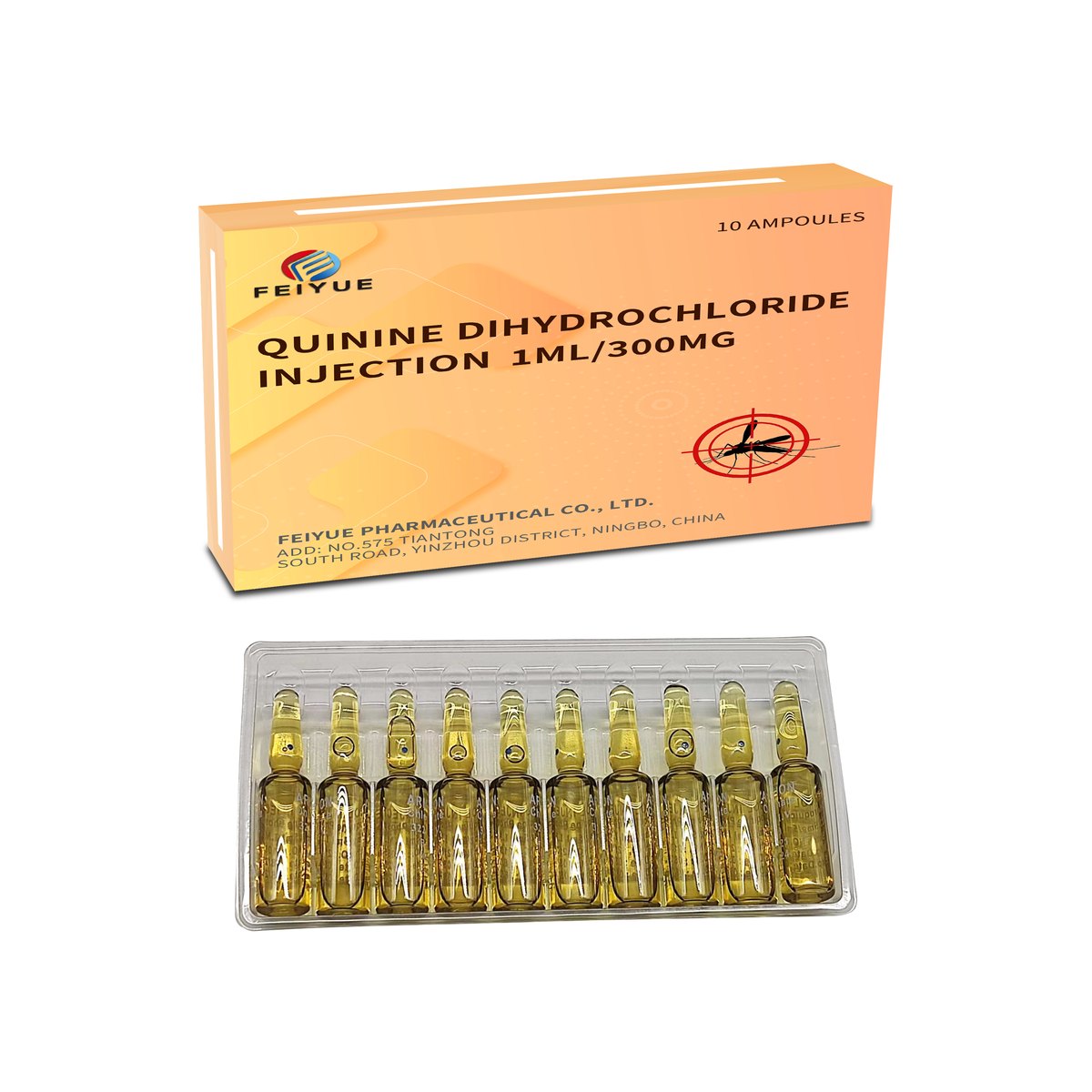 Quinine Dihydrochloride Injection 2ml:500mg / 2ml:600mg / 600mg - view 5