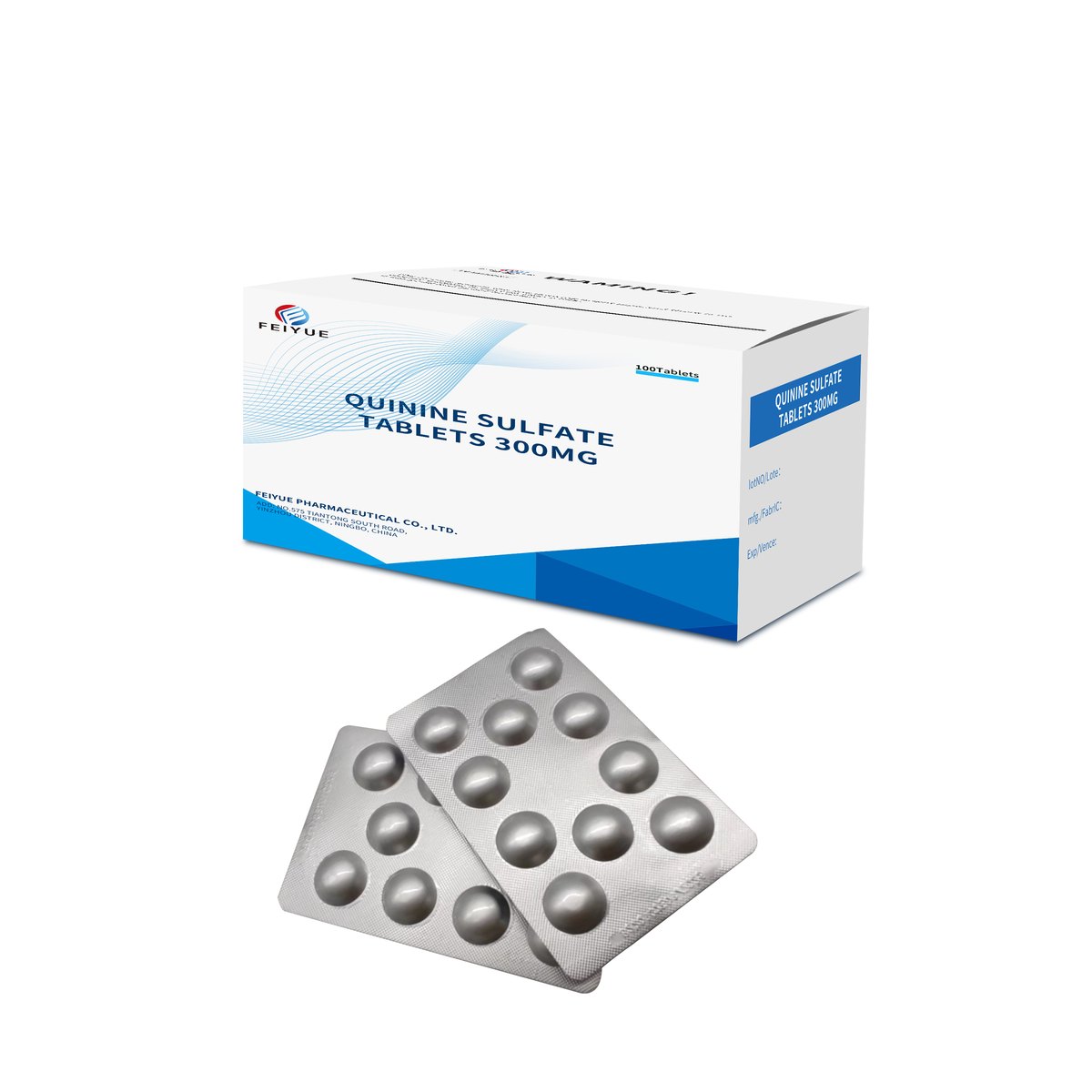 Quinine Sulfate Tablets 100mg / 200mg / 300mg - view 2