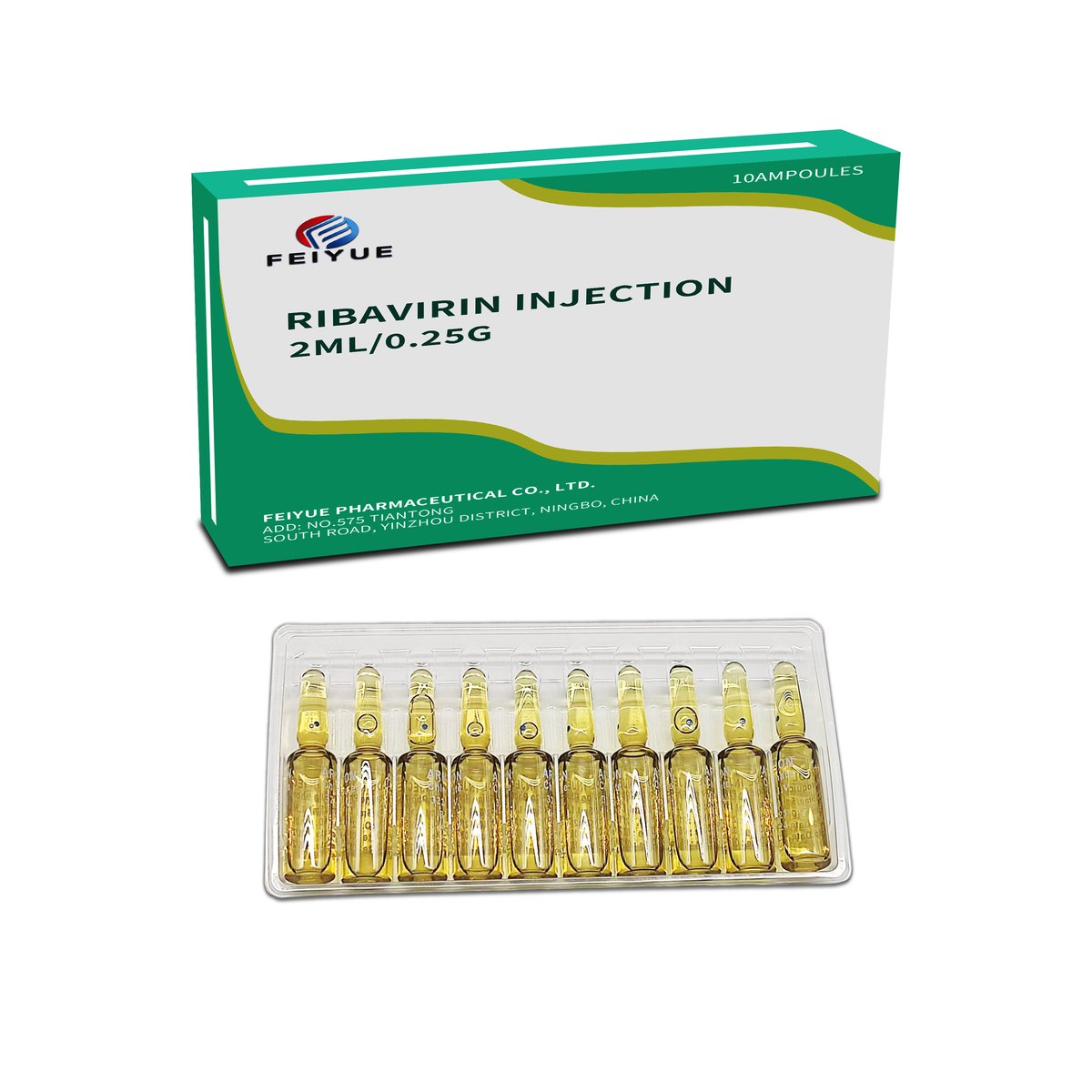 Ribavirin Injection 1ml:100mg / 2ml:0.25g - view 3