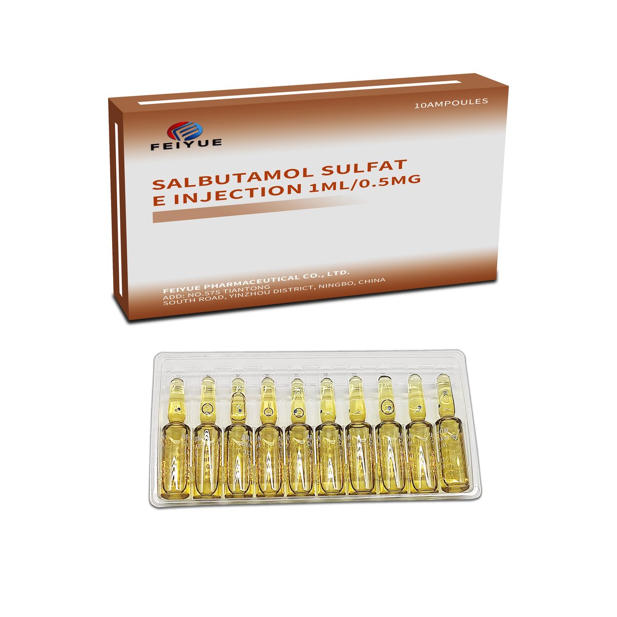 Salbutamol Sulfate Injection 1ml:0.5mg - view 1