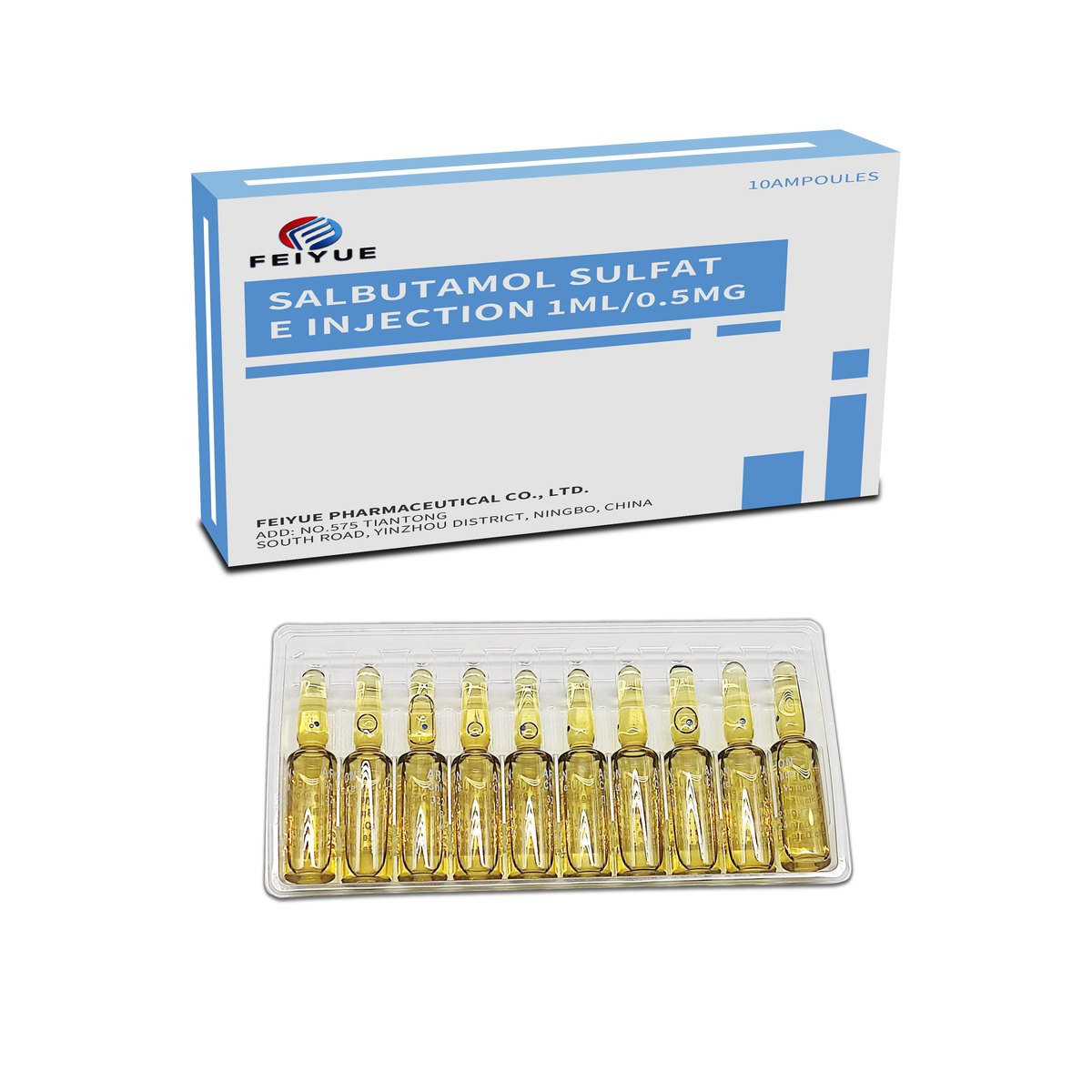 Salbutamol Sulfate Injection 1ml:0.5mg - view 2
