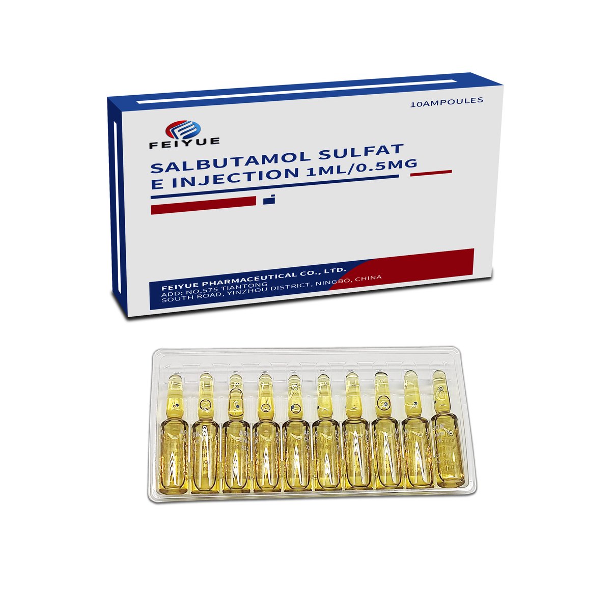 Salbutamol Sulfate Injection 1ml:0.5mg - view 4