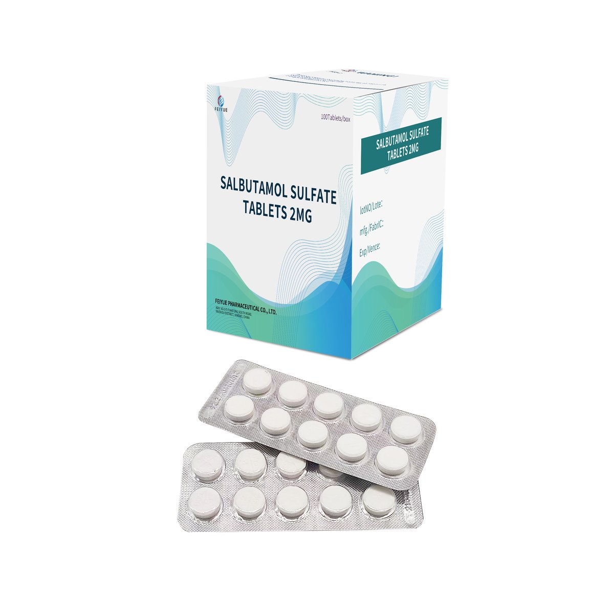 Salbutamol Sulfate Tablets 2mg / 4mg - view 1