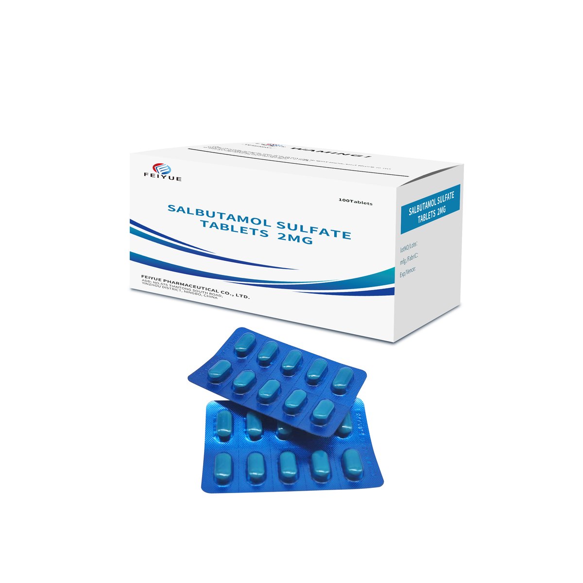 Salbutamol Sulfate Tablets 2mg / 4mg - view 2