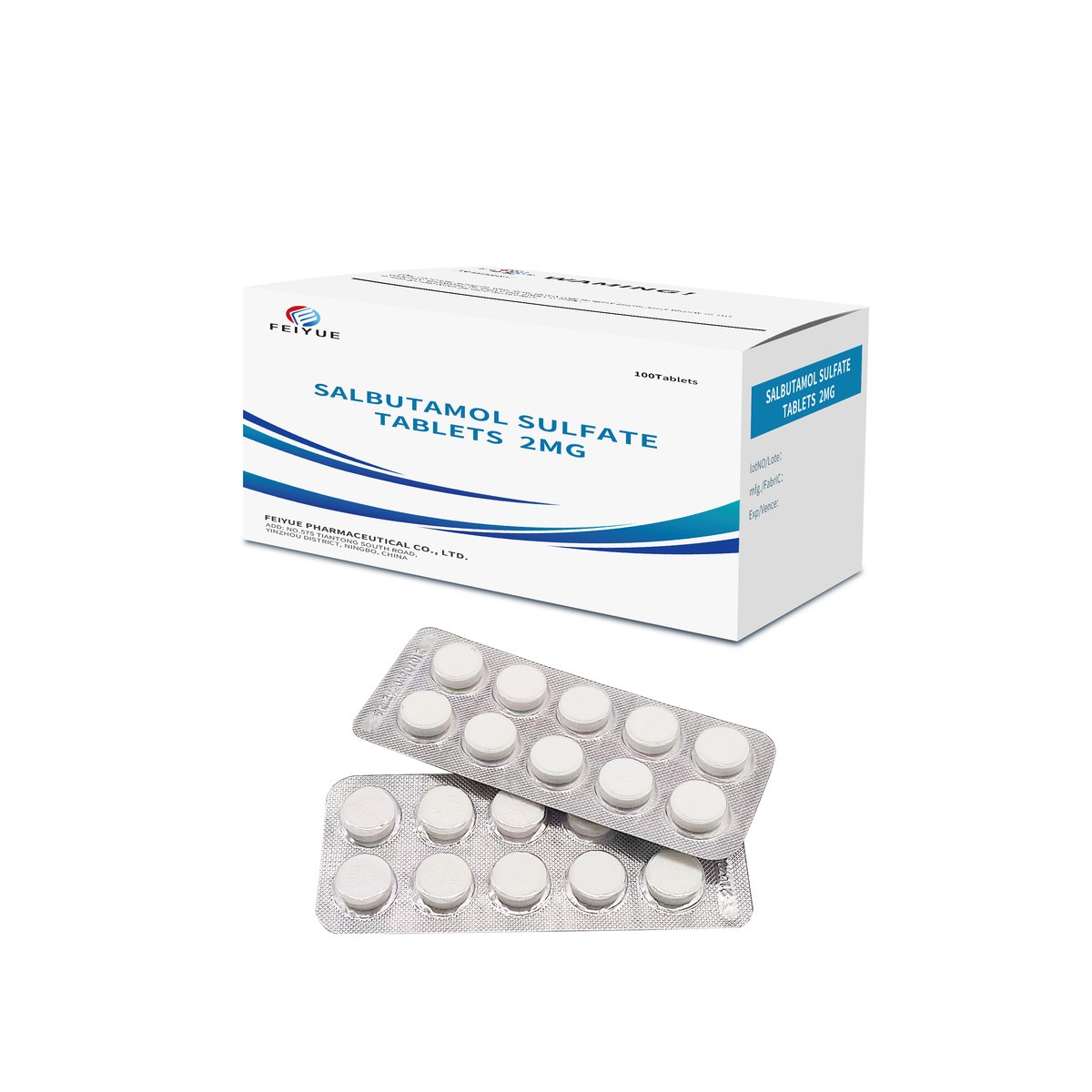 Salbutamol Sulfate Tablets 2mg / 4mg - view 3