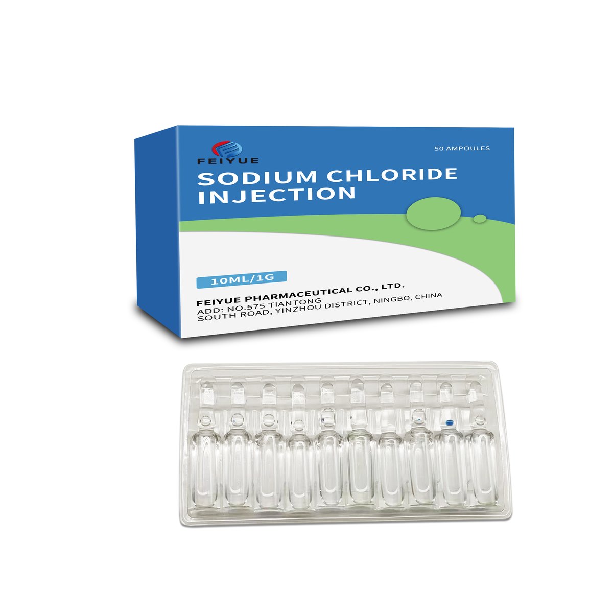Sodium Chloride Injection 5ml:0.5g / 10ml:0.9% / 10ml:90mg / 10ml:1g - view 2